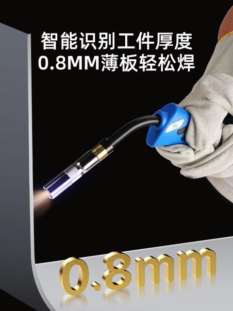 Ruiling Gasless Mig Welding Machine, Integrated Welding Machine, 220V Household Carbon Dioxide Gas Shielded Welding Machine, Small Size