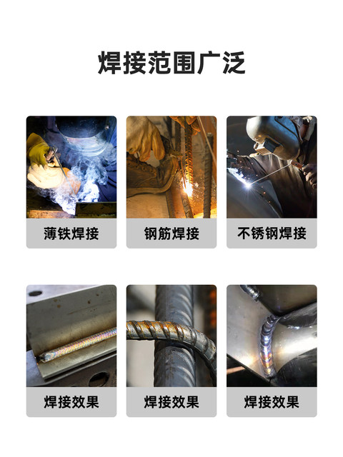 Ruiling Gasless Mig Welding Machine, Dual-Purpose Oxygen Gas Shielded Welding and Manual Welding All-In-One Machine, Dual-Use for Home and Industrial Grade, 220V Small Size