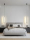 Nordic Bedroom Bedside Pendant Light, Modern Minimalist Creative Living Room Background Wall, Trendy Light Luxury Minimalist Long-Line Small Pendant Light