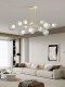 Living Room Chandelier 2025 New Model Italian Minimalist High-End Dining Room Lamp Magic Bean Molecular Lamp Main Hall Light