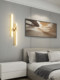 Simple Modern Minimalist Strip Wall Lamp Living Room Background Wall Lamp Led Decorative Lamp Creative New Bedroom Bedside Lamp