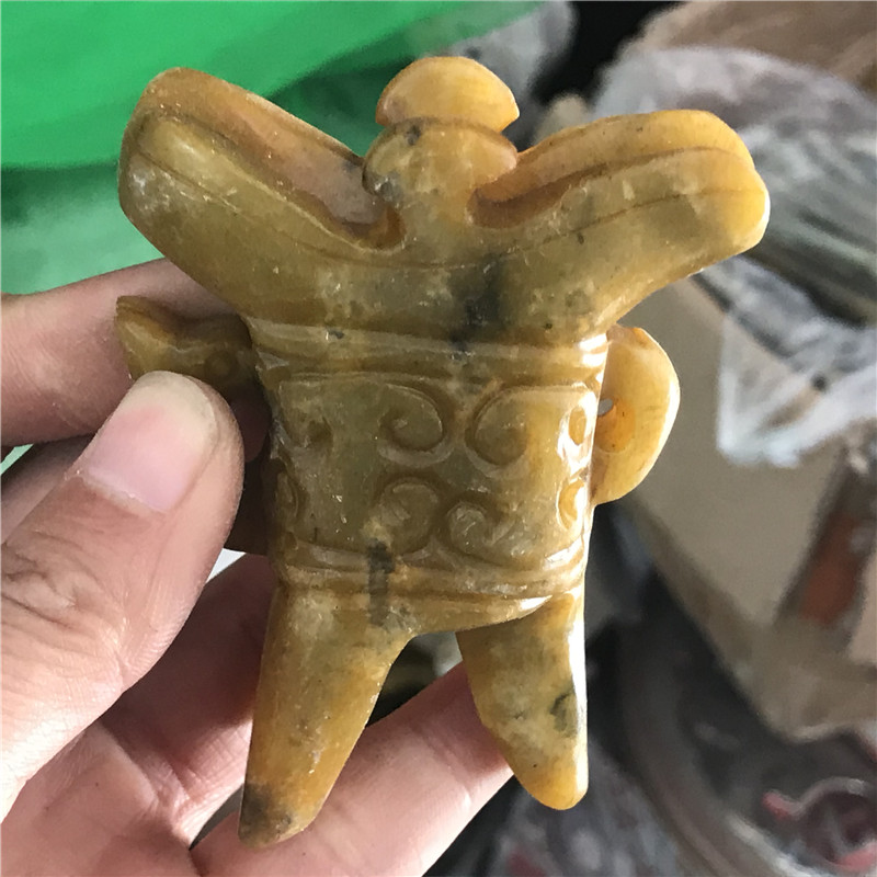 Antiques Han Dynasty Jade ancient jade old Jade handmade jade ornaments antique old jade pendant antique jade collection