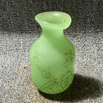 Antique Xiu jade old objects classical stone carvings decorative ornaments antique old jade high ancient jade Han Dynasty jade wine flask collection