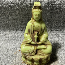 Antique Xiu jade old objects classical stone carvings decorative ornaments antique ancient jade high ancient jade Han Dynasty jade Guanyin collection