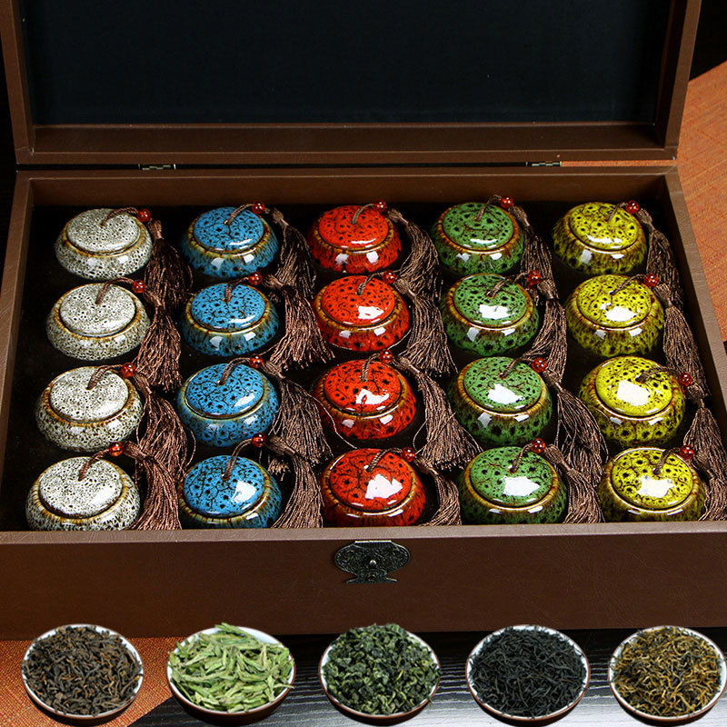 Tea Gift Box with Premium Black Tea, Jinjunmei, Zhengshan Xiaozhong, High-End Gift for Elders, Spring Festival and New Year Gifts