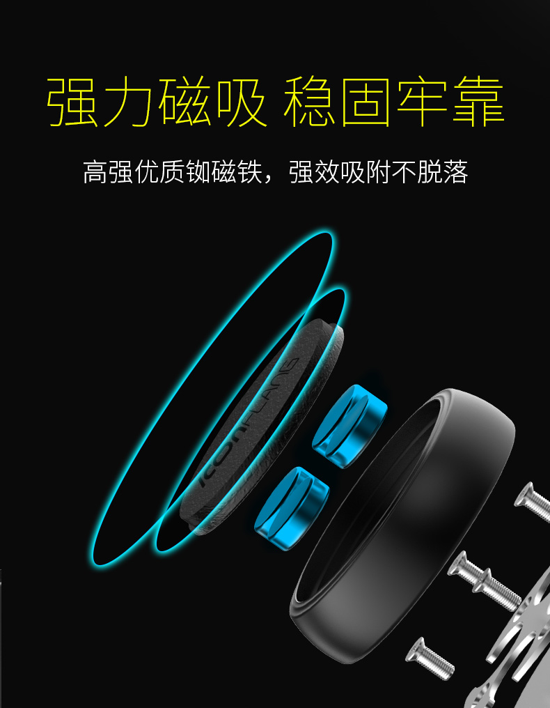 ICON xe điện thoại giữ xe ổ cắm chỗ giữ xe chuyển hướng xe dashboard hút người giữ cốc hỗ trợ điều hướng xe snap-từ phổ quát từ - Phụ kiện điện thoại trong ô tô kẹp điện thoại ô tô