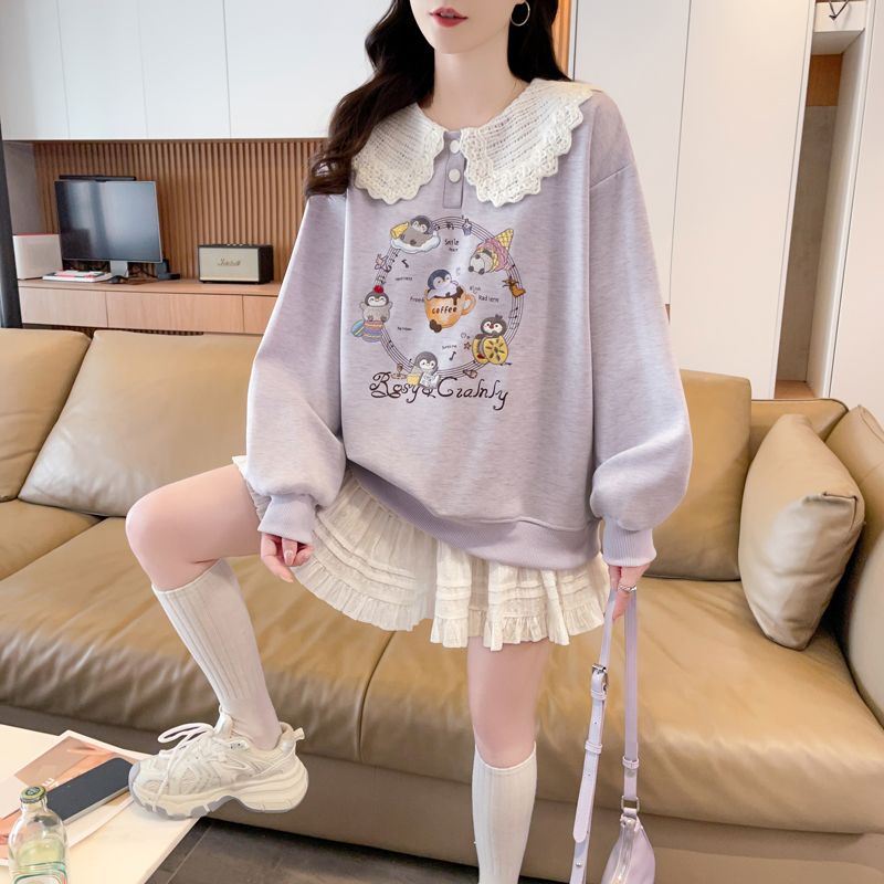 Fashionable Maternity Wear That Doesn'T Squeeze the Belly, Short Tops for Late Pregnancy, Loose Sweatshirts for Petite Women Fashionable Maternity Wear That Doesn'T Squeeze the Belly, Short Tops for Late Pregnancy, Loose Sweatshirts for Petite Women