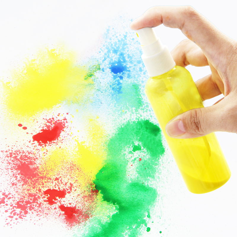 Press-type spray bottle children's art class art course painting materials watercolor paint spray painting special small spray bottle