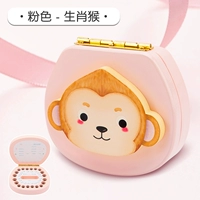 Розовая женская зубная зубная коробка, ватная бутылка для посылания пинцета