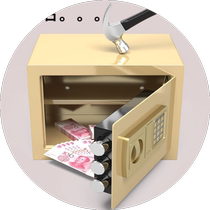 Welding Ax 25E safe home small mini wall-mounted electronic password safe double-layer anti-theft safe
