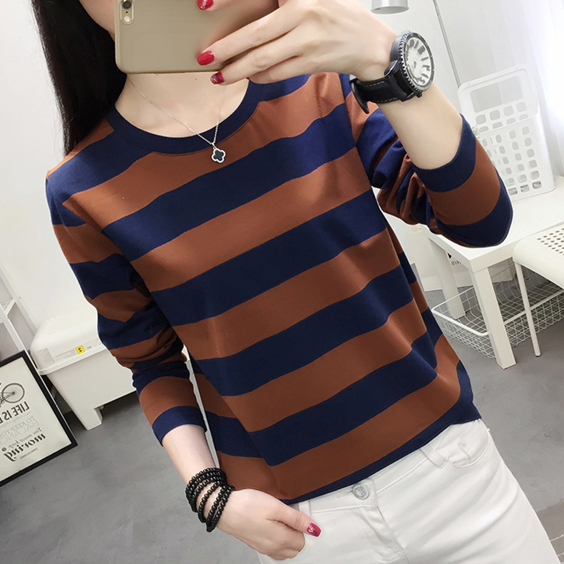 2026 Spring New Style Mom's Clothing Plus Size Loose Long Sleeve T-Shirt Women's Spring and Autumn T-Shirt Inner Layer Base Shirt