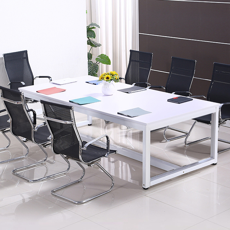 Conference table long table simple modern workbench long table staff negotiation table and chair combination simple staff desk