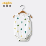 Детское тонкое боди для новорожденных без рукавов, пижама для девочек подходит для мужчин и женщин, жилет