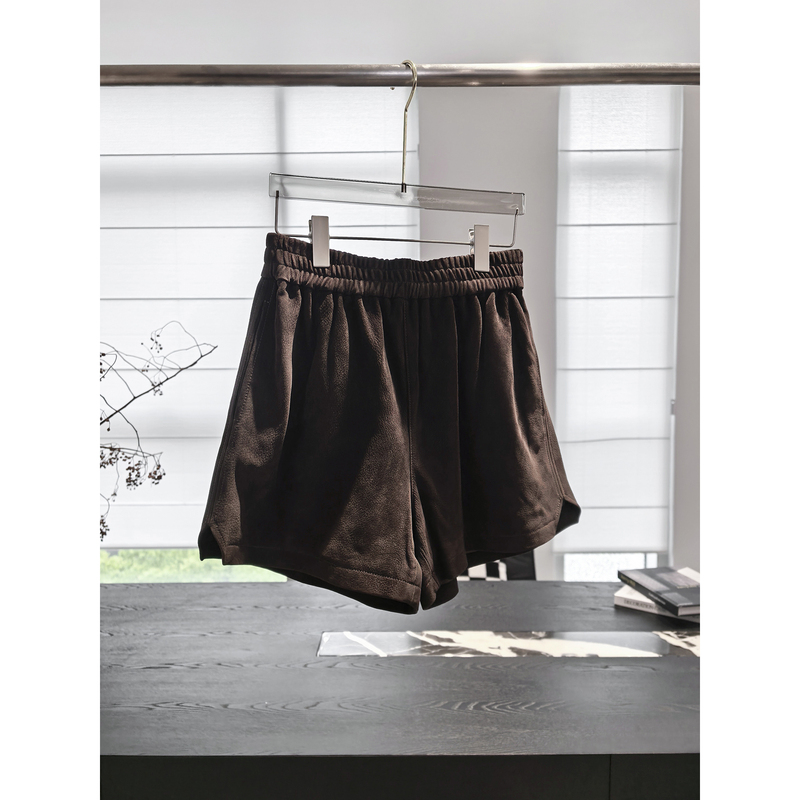Msrm Benefits Please Pay Attention to the Pre-Sale Instructions. Imported Sheepskin Nubuck Elastic Shorts 6619