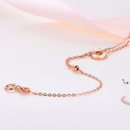 Золотой браслет, ювелирное украшение, золото 750 пробы, розовое золото, официальный продукт, подарок на день рождения