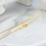 Ожерелье, золотая цепочка из жемчуга, золотой браслет с одной бусиной, золото 18 карат, розовое золото