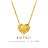 Золотое ожерелье, маленькая подвеска в форме сердца, золотая цепочка, 3D