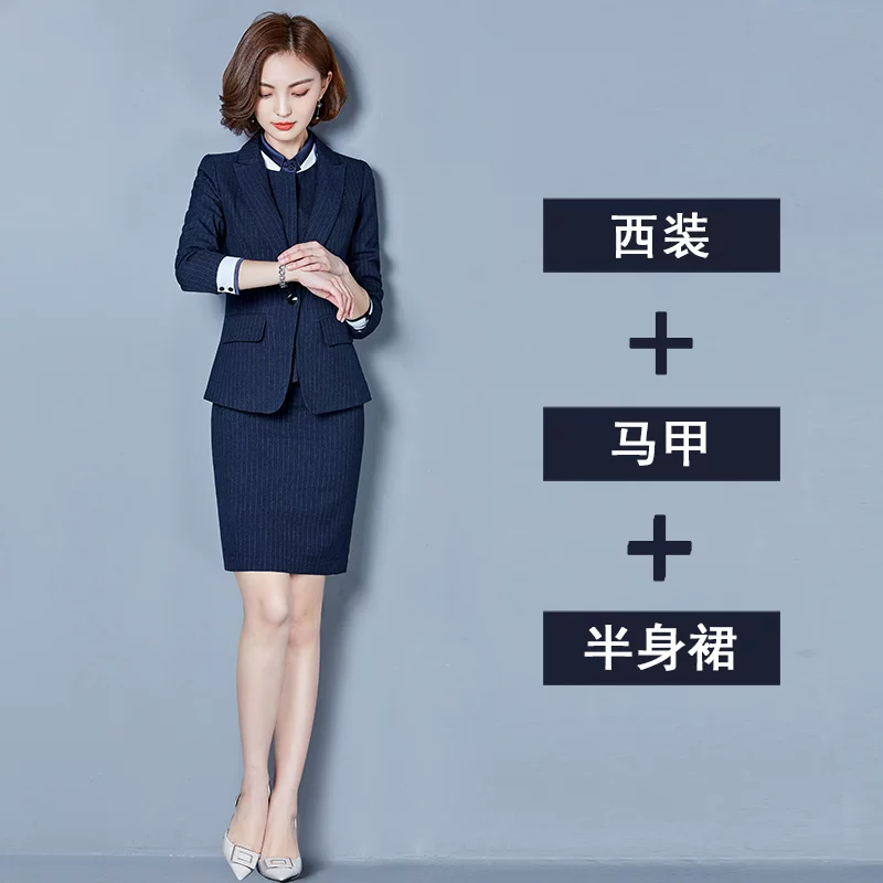 Elite set, classic suit jacket, nurse uniform for work