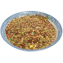 Laser Gold Glitter Powder Gold Pink Gold Flakes Glitter Sheet Beauty Seaming Agents Meryl Silicon Algae Clay Christmas Tree Decorative Gold Flakes