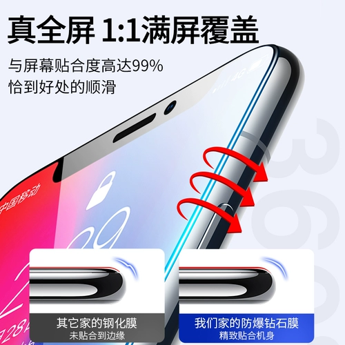 IPhonex Steel Film XS Anti -Peeping XR Apple X Полноэкранный XSMax Cover Max Ant -Peeping