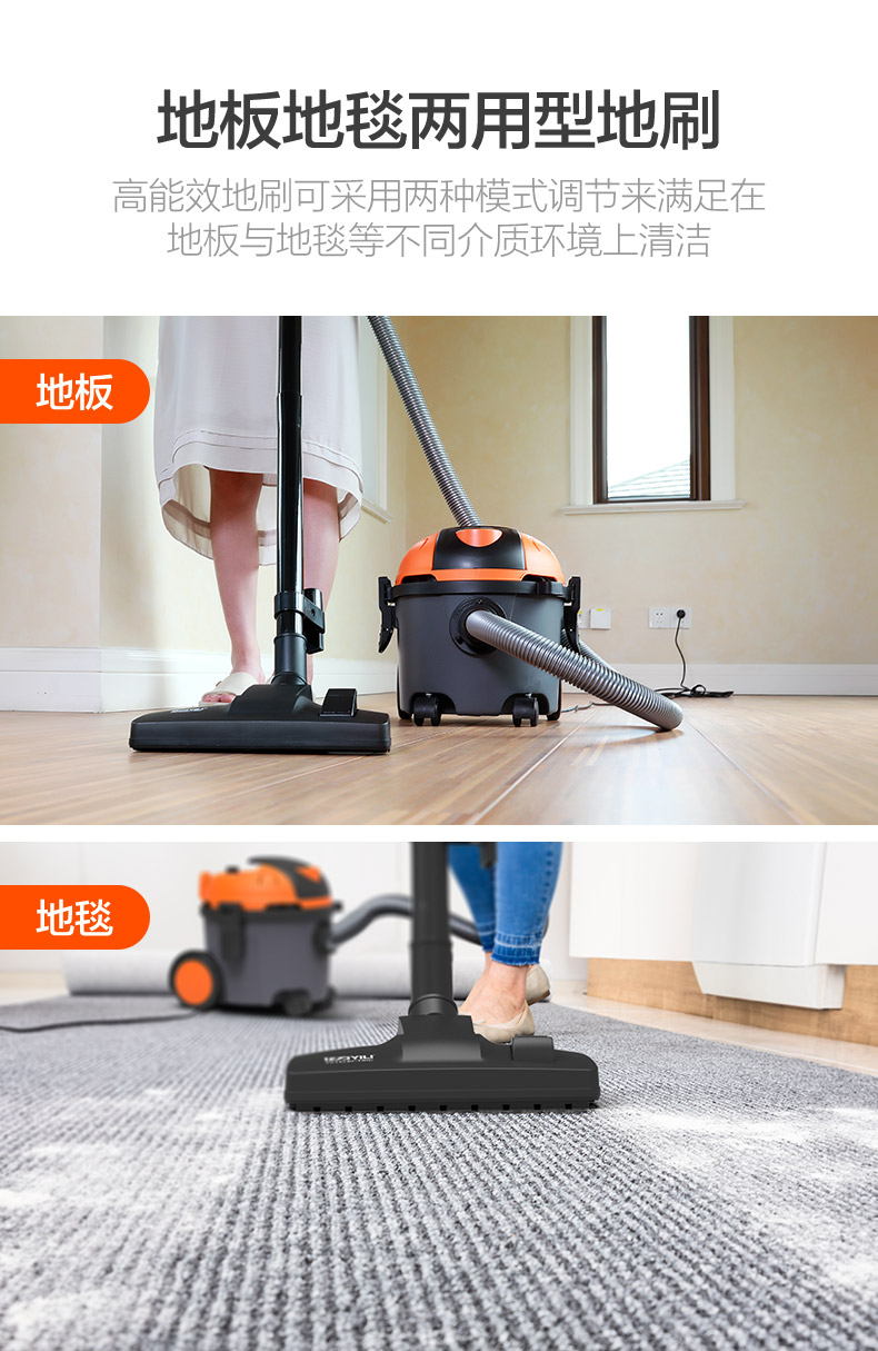 hút bụi cầm tay Máy hút bụi gia đình nhỏ câm công suất cao loại thùng mạnh mẽ dụng cụ degazer cầm tay điều chỉnh tốc độ - Máy hút bụi robot quét nhà