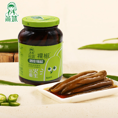 【拍一发二】简妹台湾下饭剥皮泡椒750g