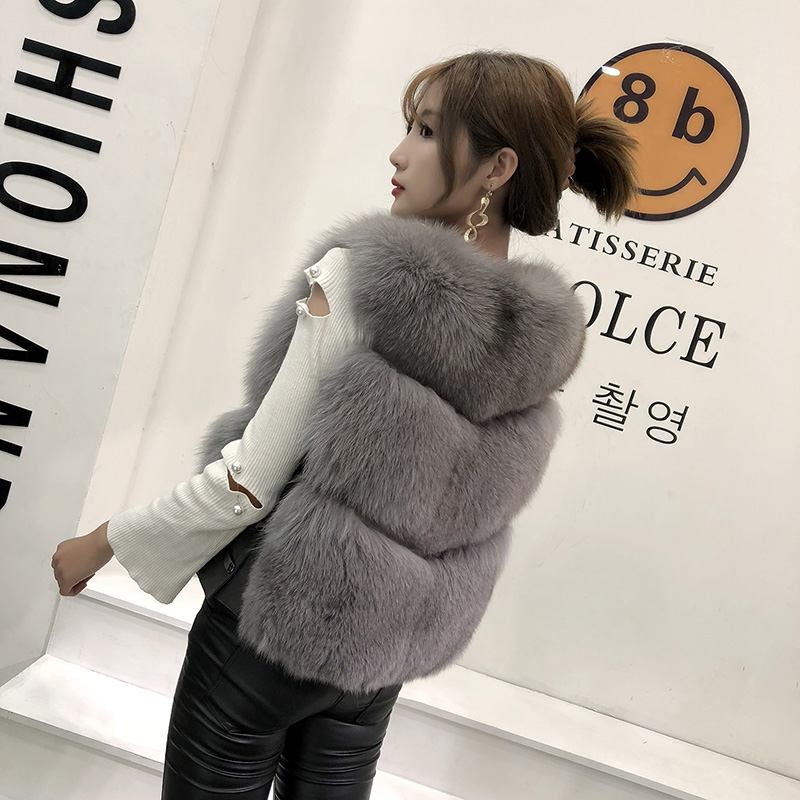 Manteau de fourrure femme - Ref 3172238 Image 5