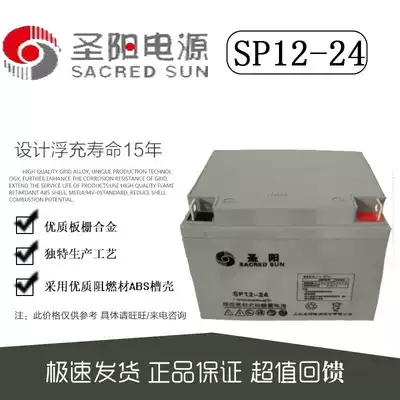 Shengyang Battery 12V24AH DC Screen SP12-24 Fire Medical Ship Electricity EPS Emergency UPS Power Supply