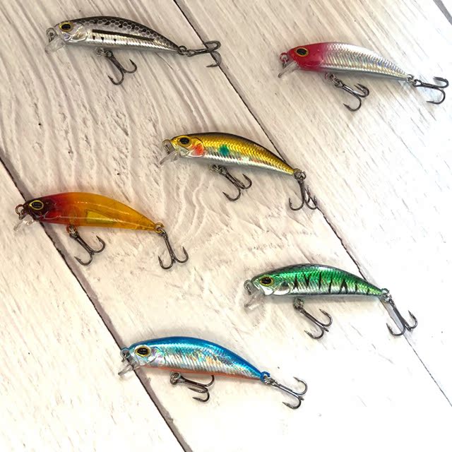 Small things fine home sinking Mino 50mm5 5g Luya fake bait bionic bait trembling sinking Mino bait