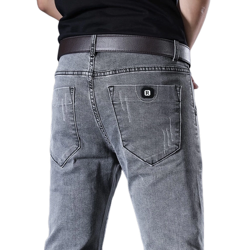 Летние тонкие джинсы, эластичные штаны, коллекция 2023