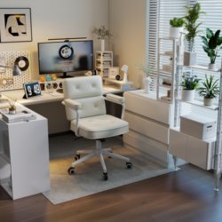 Computer Chair For Home Study Desk Chair Dormitory Bedroom Office Accessible Luxury Swivel Chair Plaid Sedentary Adjustable Backrest Chair