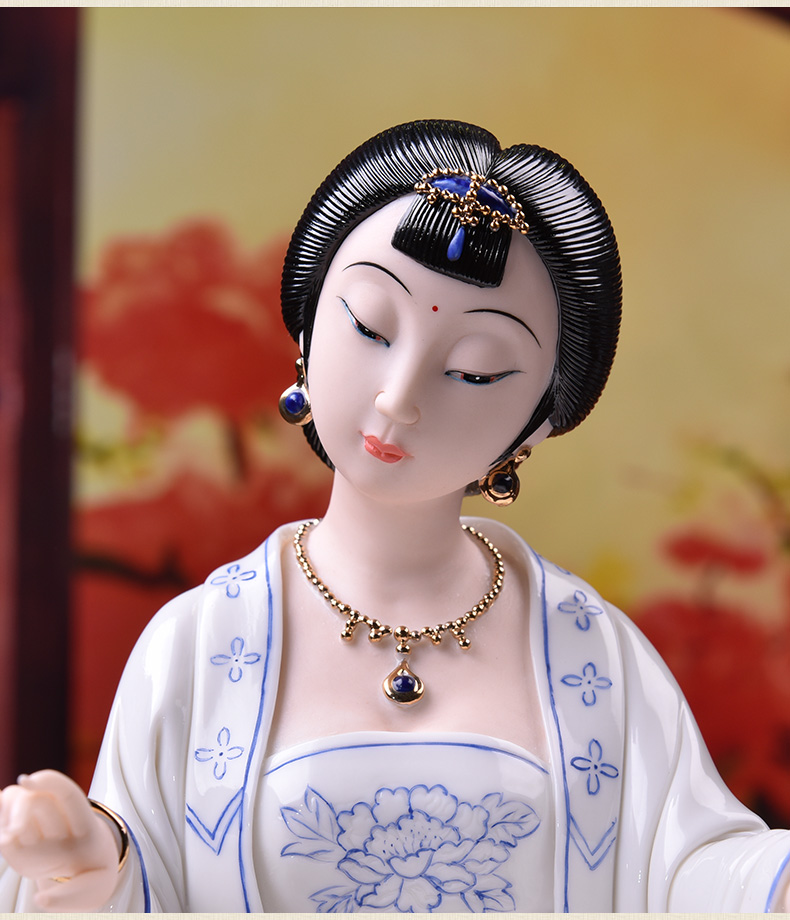 Oriental classic beauty place Chinese soil ceramics study ancient frame sitting room adornment/got connected to chassis