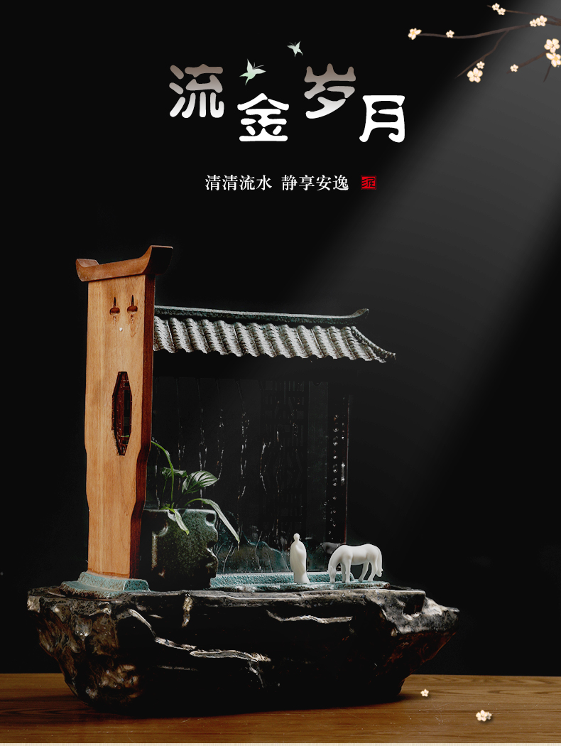 East of new Chinese style ceramic soil water place of the sitting room TV ark, wine decorative water/time of your life