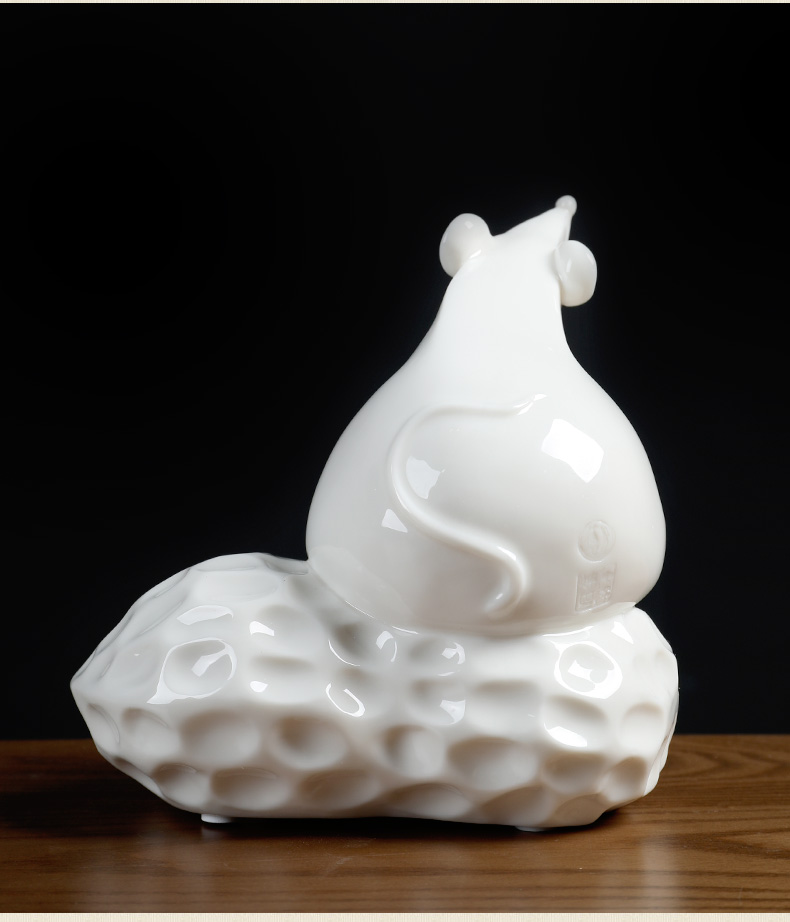 Oriental clay ceramic mice furnishing articles 2020 year of the rat rat sitting room decoration/qiao rat generative