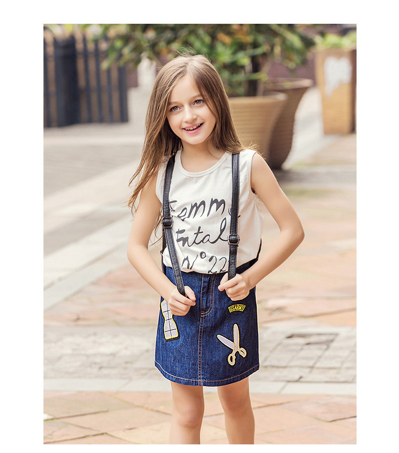 Jupe fillette LOUISDOG en toile - Ref 2049697 Image 15