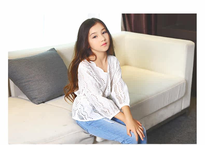 Chemise fille LOUISDOG à manche longue - Ref 2084818 Image 14