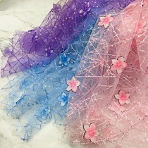 New Pint Sequin Fabric Web Yarn Lace Pearl Pieces Solid Embroidered Fabric Dress Dress Dress Dress Dress Fabric