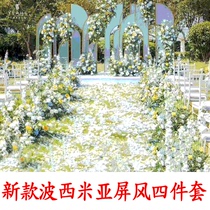 2021 new wedding Sun board stage screen Tai Bohemia road guide screen iron decorative props