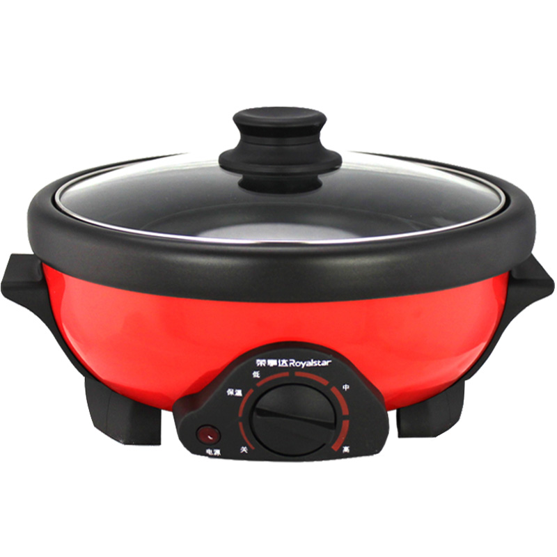 Boom Da Electric Hot Pot Multifunction Home Electric Hot Pan Large Capacity Quick Cooking Pan Two Style No-Stick Pan Electric Frying Pan Electric Frying Pan
