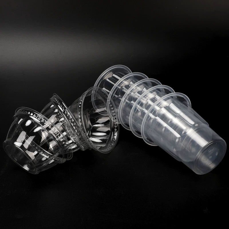 Моделька утилизационного стакана для мороженого Mu Ai, Dripper Ice Dripper Bigria, пудинг, десерт, крышка