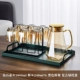 Diamond Pot 1,8L+Diamond Cup 6+Cup Cup+темно -зеленый поднос