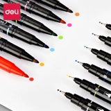 Детский художественный маркер, лайнер для рисования, черные канцтовары, 12 шт, оптовые продажи