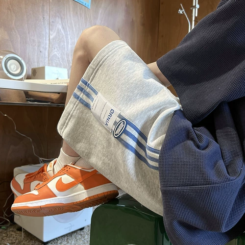 Tide, летние шорты для отдыха, штаны в стиле хип-хоп, свободный прямой крой