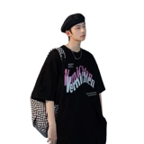 Tide, летняя трендовая футболка с коротким рукавом, оверсайз