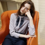 Весенняя осенняя цветная рубашка, в западном стиле