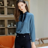 Весенняя осенняя цветная рубашка, в западном стиле