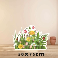 Цветы A8, KT Board+Кронштейн, размер, как показано на рисунке