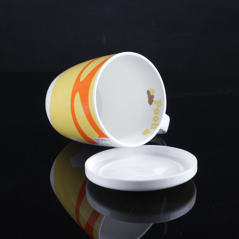 Arst/ya cheng DE ceramic cup with cover jack mark cup water cup cartoon cup tea cups of coffee cup