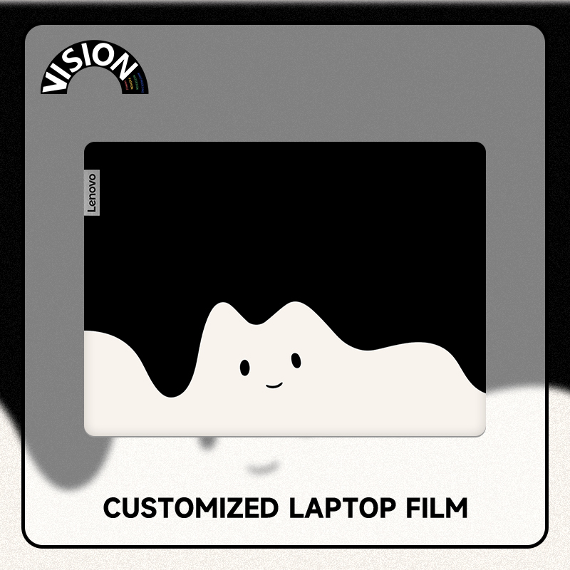 Vision Funny Cat Computer Sticker Suitable for Laptop Lenovo Xiaoxin Air14 Protective Film Pro13 Hp Dell G3 Film 15.6inch Huawei Matebook14R9000P