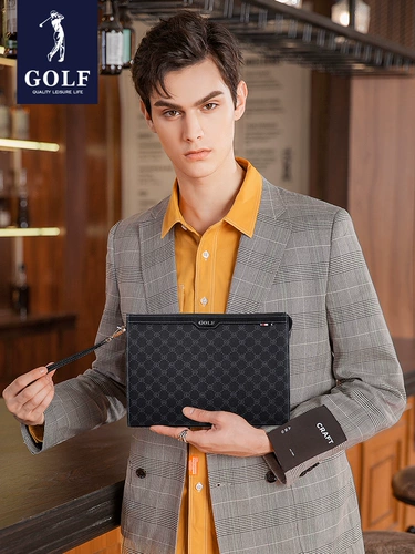 Мужская сумка для гольфа 2025, сумка для новичков, деловая повседневная сумка, легко сочетающаяся с сумкой-конвертом большой вместимости